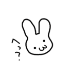 使いやすいうさぎ （・x・）（個別スタンプ：10）