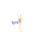 lovely ballerinas（個別スタンプ：5）