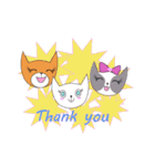 Kitty and friends by Ada（個別スタンプ：3）