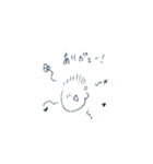 シュールな顔のスタンプ（個別スタンプ：6）