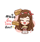 Miss LadyMatte Cute Girl（個別スタンプ：2）