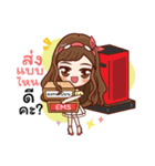 Miss LadyMatte Cute Girl（個別スタンプ：15）