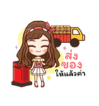 Miss LadyMatte Cute Girl（個別スタンプ：19）