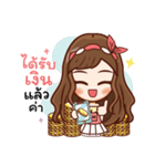Miss LadyMatte Cute Girl（個別スタンプ：26）