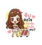 Miss LadyMatte Cute Girl（個別スタンプ：31）