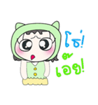 Hi！ My name is Mori. ^^！（個別スタンプ：7）