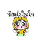 >> My name is Jaidee. ！ ！（個別スタンプ：12）