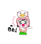 My name is Chu. ^_^ Pig.（個別スタンプ：22）