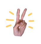 Stamp of a hand（個別スタンプ：2）