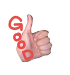 Stamp of a hand（個別スタンプ：4）