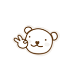 White Bear MunkMink（個別スタンプ：14）