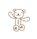 White Bear MunkMink（個別スタンプ：19）