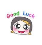 Miss. Moji.. Good luck ^^！（個別スタンプ：35）