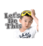 Cayden "the little big boy"（個別スタンプ：34）