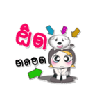 My name is Moji. ！ Dog.（個別スタンプ：13）