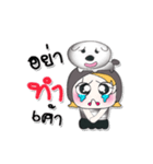 My name is Moji. ！ Dog.（個別スタンプ：33）