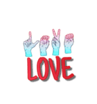 i love deaf（個別スタンプ：8）