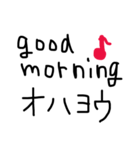 カタカナと英語（個別スタンプ：9）