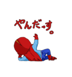戦隊家族X レッドくん 山形弁バージョン（個別スタンプ：31）
