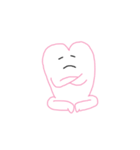 ハートのこころ（個別スタンプ：5）