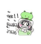 ^_^！ Miss. Nutji.. Frog.（個別スタンプ：9）