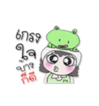 ^_^！ Miss. Nutji.. Frog.（個別スタンプ：14）