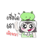 ^_^！ Miss. Nutji.. Frog.（個別スタンプ：17）