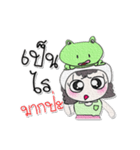 ^_^！ Miss. Nutji.. Frog.（個別スタンプ：22）