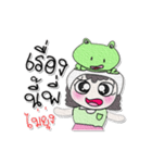 ^_^！ Miss. Nutji.. Frog.（個別スタンプ：24）