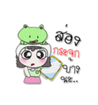 ^_^！ Miss. Nutji.. Frog.（個別スタンプ：36）