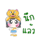 ^_^！！ My name is Nancy.. Dog. ！（個別スタンプ：9）