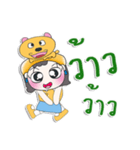 ^_^！！ My name is Nancy.. Dog. ！（個別スタンプ：34）