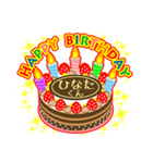男の子編★お誕生日★ケーキでお祝い★毎年（個別スタンプ：24）