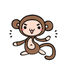 モンキチチとバナくん（個別スタンプ：2）