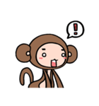 モンキチチとバナくん（個別スタンプ：12）