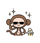 モンキチチとバナくん（個別スタンプ：16）