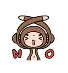 モンキチチとバナくん（個別スタンプ：18）