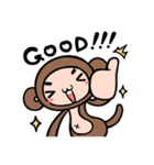 モンキチチとバナくん（個別スタンプ：20）