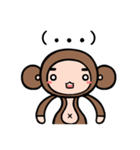 モンキチチとバナくん（個別スタンプ：21）
