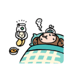 モンキチチとバナくん（個別スタンプ：28）