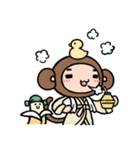 モンキチチとバナくん（個別スタンプ：32）