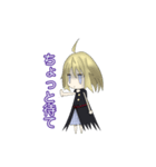 a girl with shadow（個別スタンプ：4）