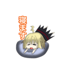 a girl with shadow（個別スタンプ：5）