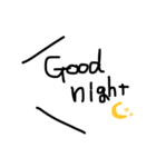 文字だけSimpleスタンプ（個別スタンプ：10）