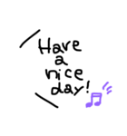 文字だけSimpleスタンプ（個別スタンプ：21）