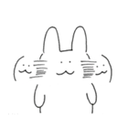 怠惰なうさぎ（個別スタンプ：1）