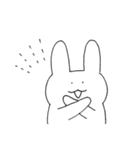 怠惰なうさぎ（個別スタンプ：2）