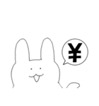 怠惰なうさぎ（個別スタンプ：33）