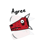 Dragon DAD＆SON (red,tom)（個別スタンプ：6）