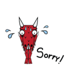 Dragon DAD＆SON (red,tom)（個別スタンプ：8）